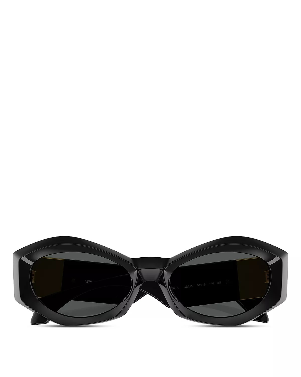 Medusa Plaque Oval Sunglasses, 54mm - 3