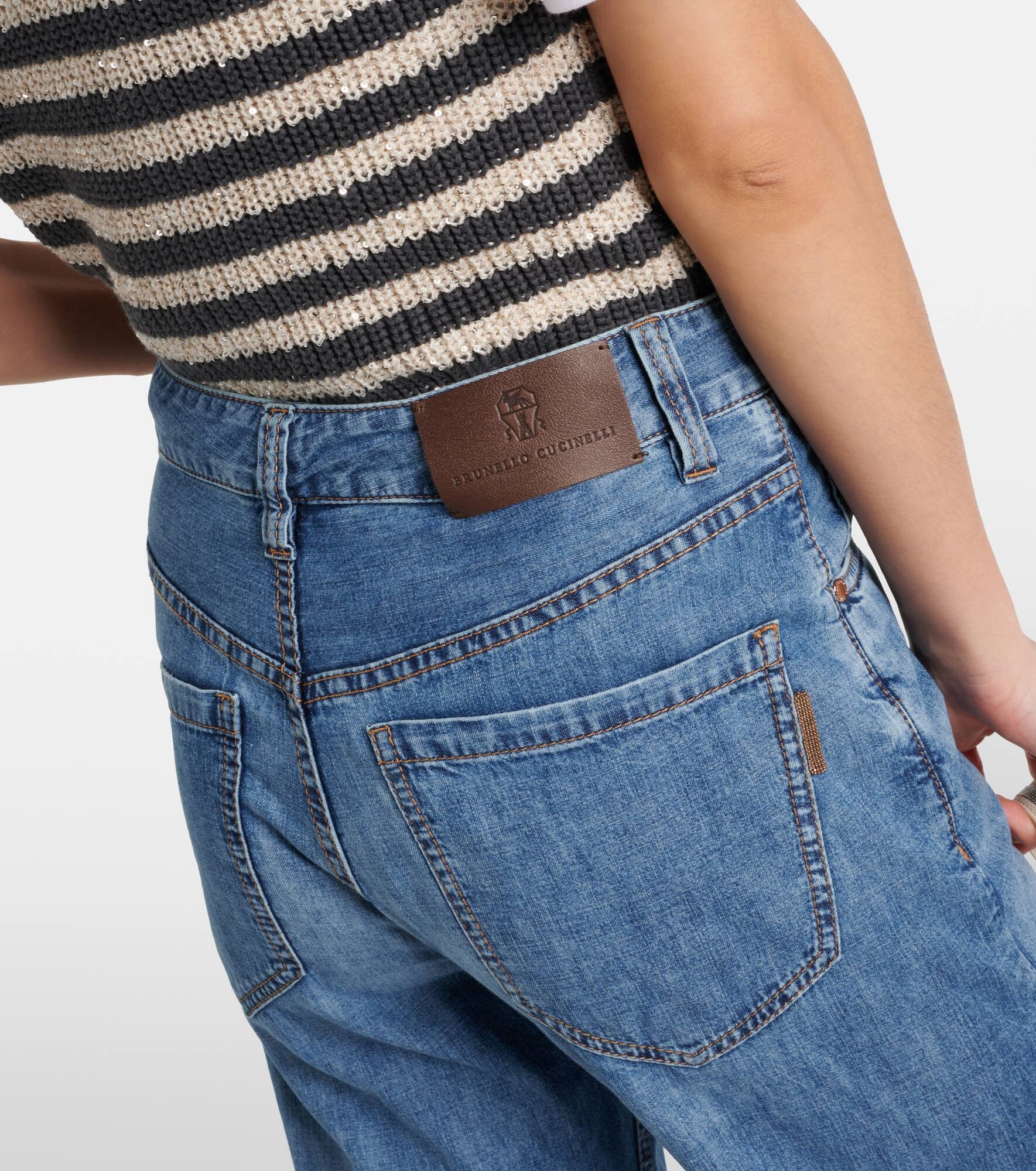 High-rise straight jeans - 6