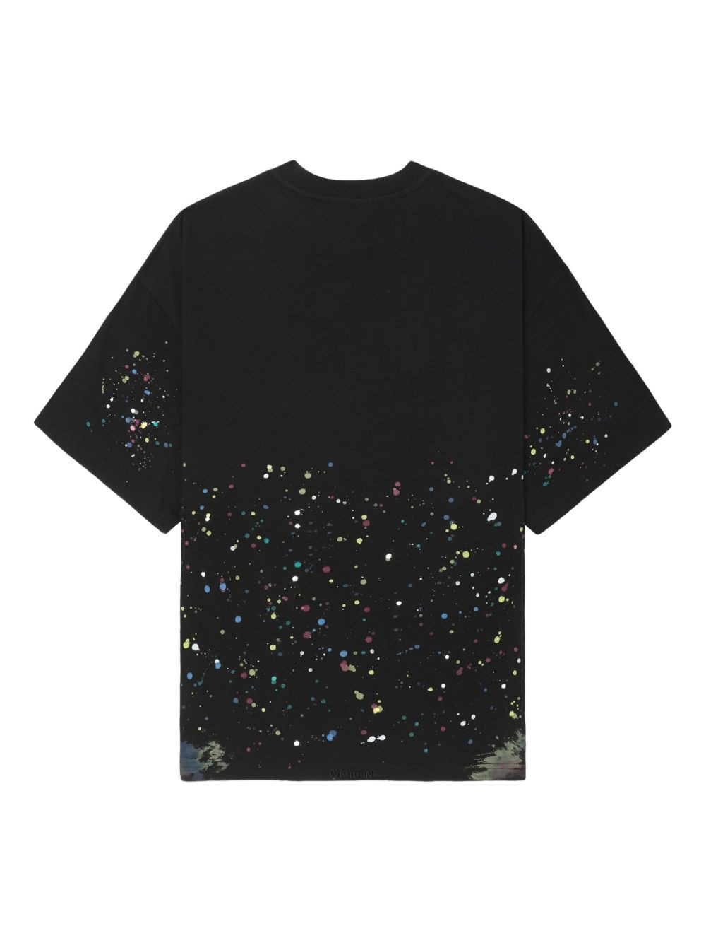 paint-splatter cotton T-shirt - 5