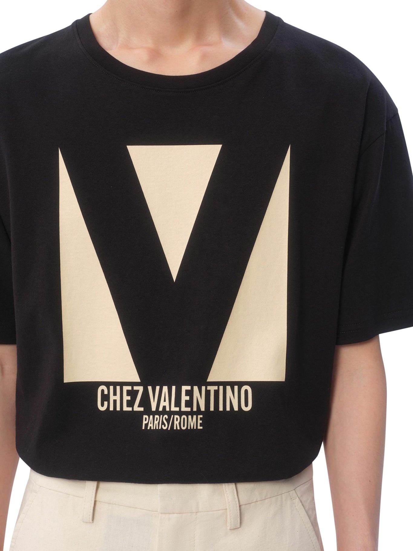 Valentino CHEZ VALENTINO PRINT COTTON T-SHIRT | suitnegozi