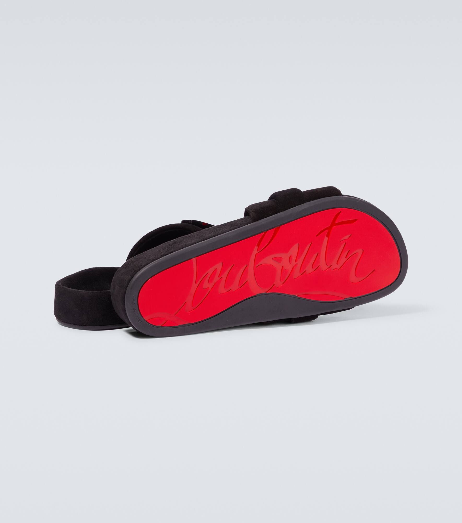 Varsimule Bizz logo suede slides - 7