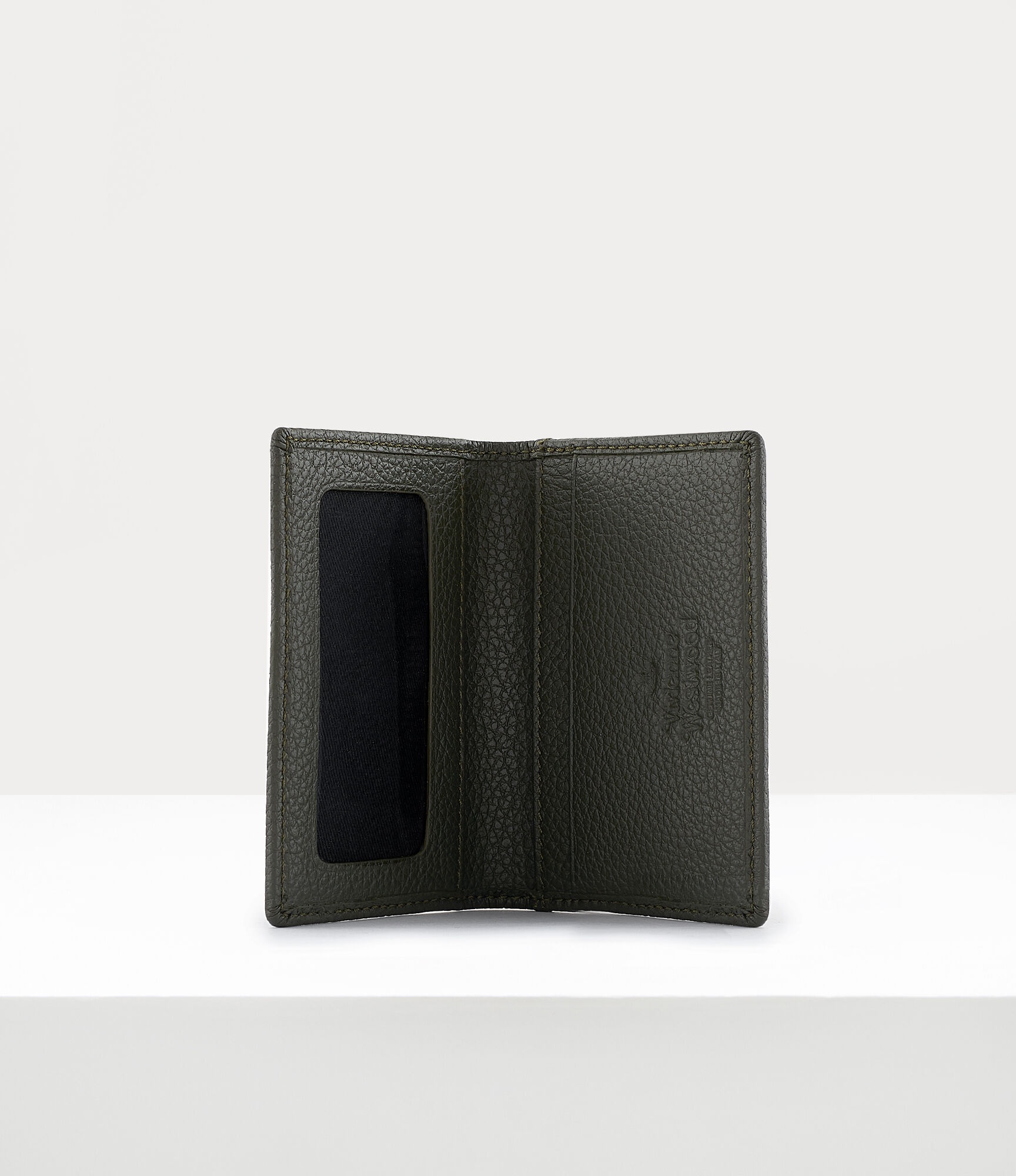 GRAIN LEATHER CARD HOLDER - 3