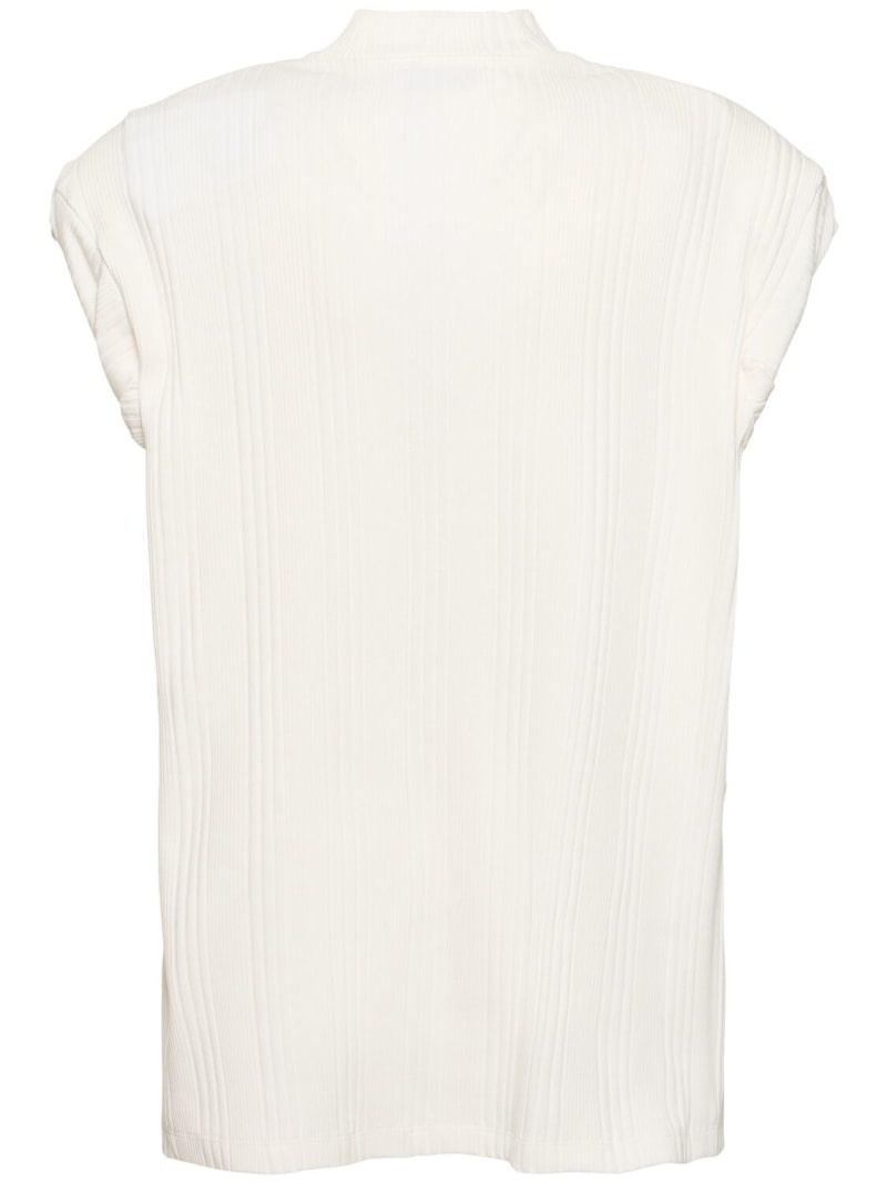 Laurie ribbed jersey t-shirt - 5