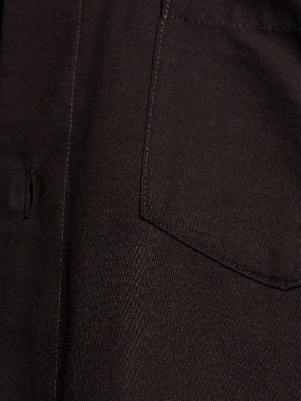 mandarin-collar pocket shirt - 5