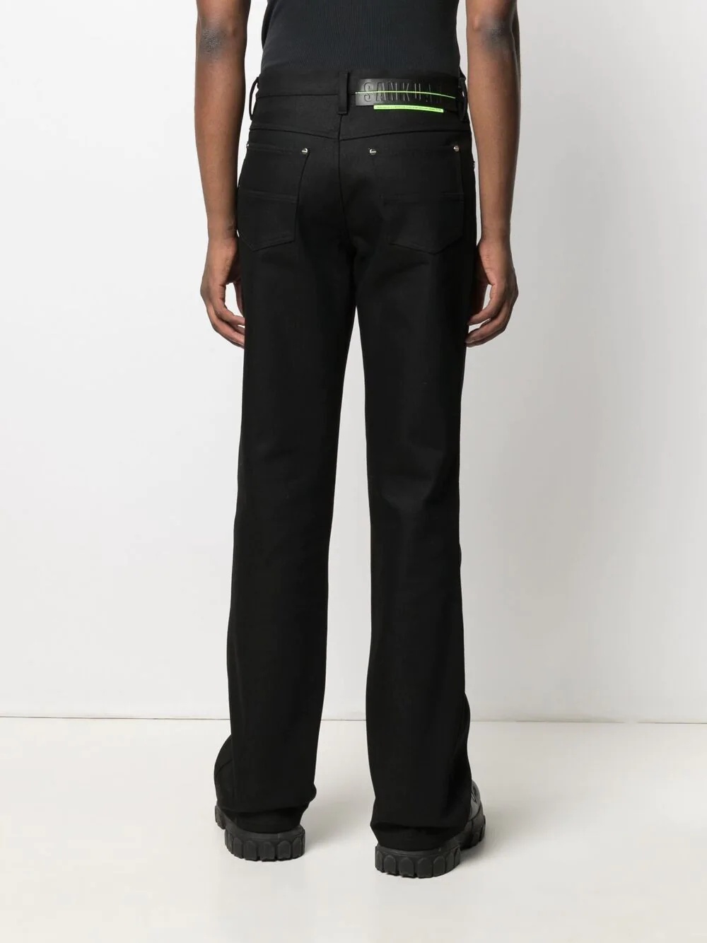 high-rise flared trousers - 4