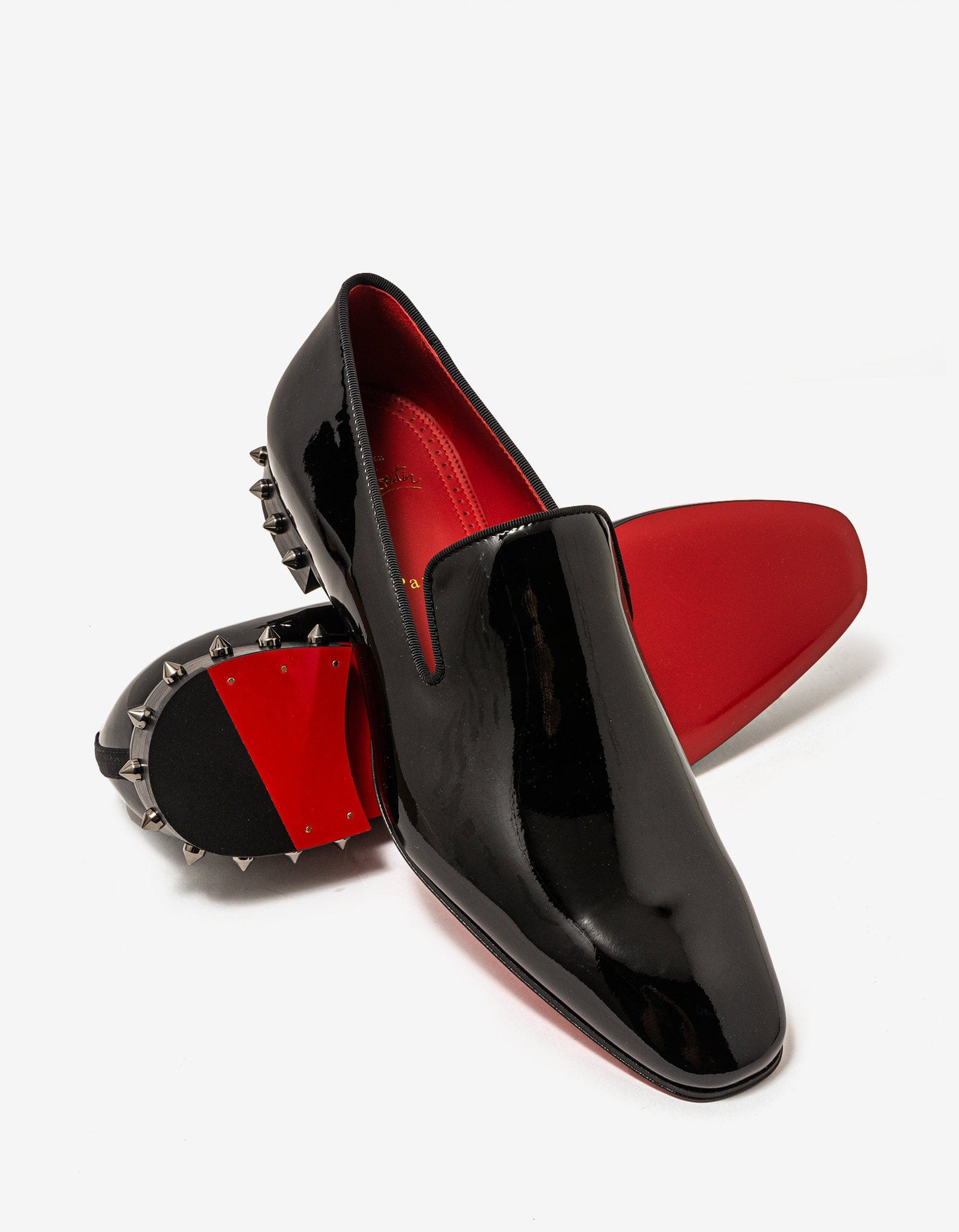 Christian Louboutin Marquees Black Patent Shoes - 6