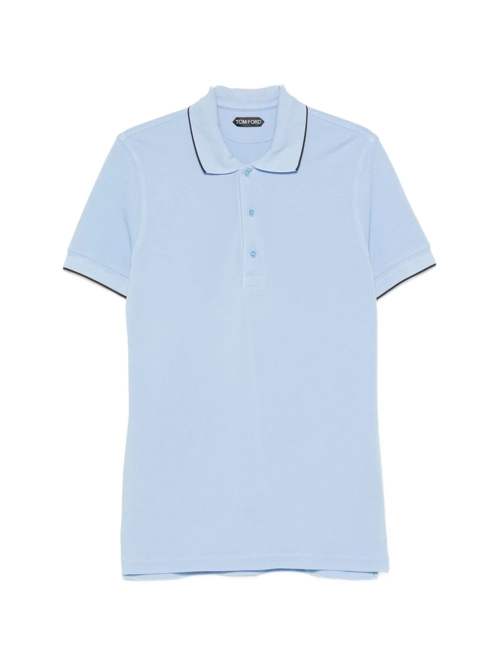 Piquet cotton polo shirt - 1