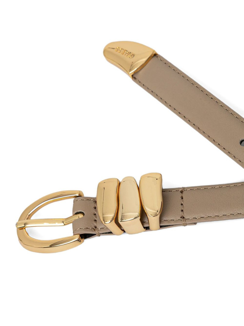 GUESS USA gold-tone hardware belt outlook