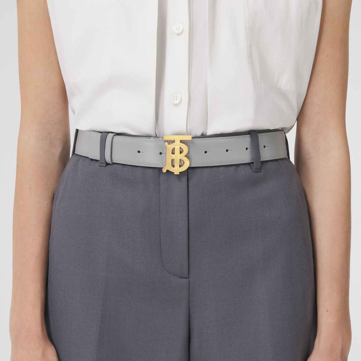 Monogram Motif Leather Belt - 3