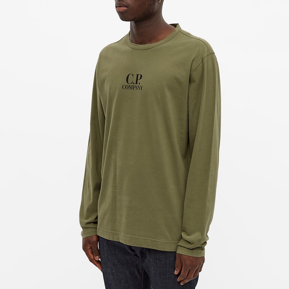 C.P. Company Chest Logo Long Sleeve Tee - 3