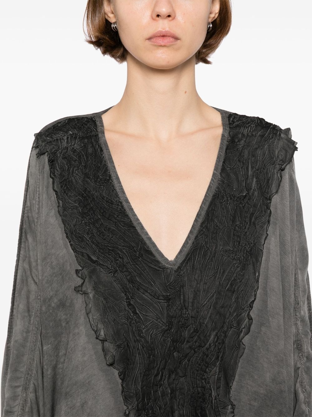 V-neck dress - 5
