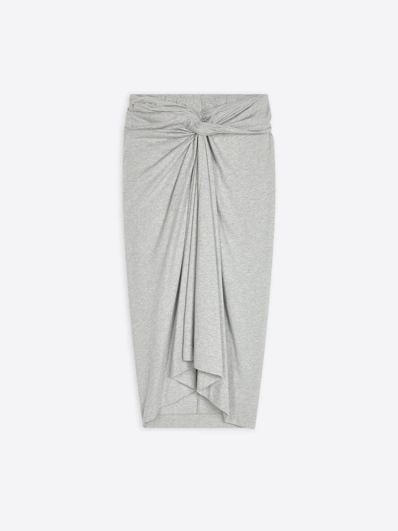 KNOTTED JERSEY SKIRT - 1