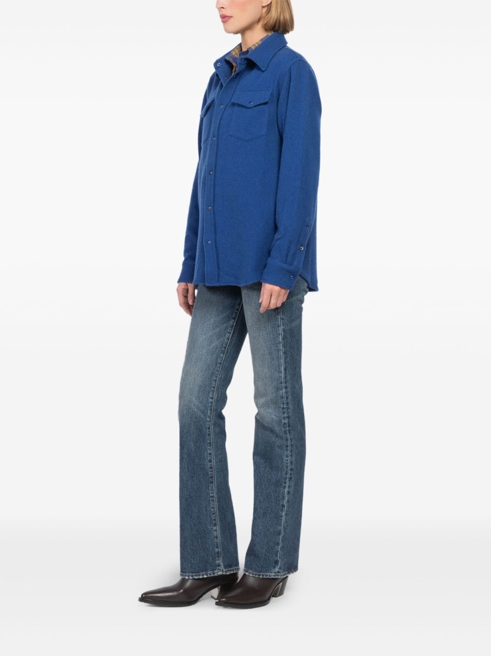 cashmere overshirt - 2