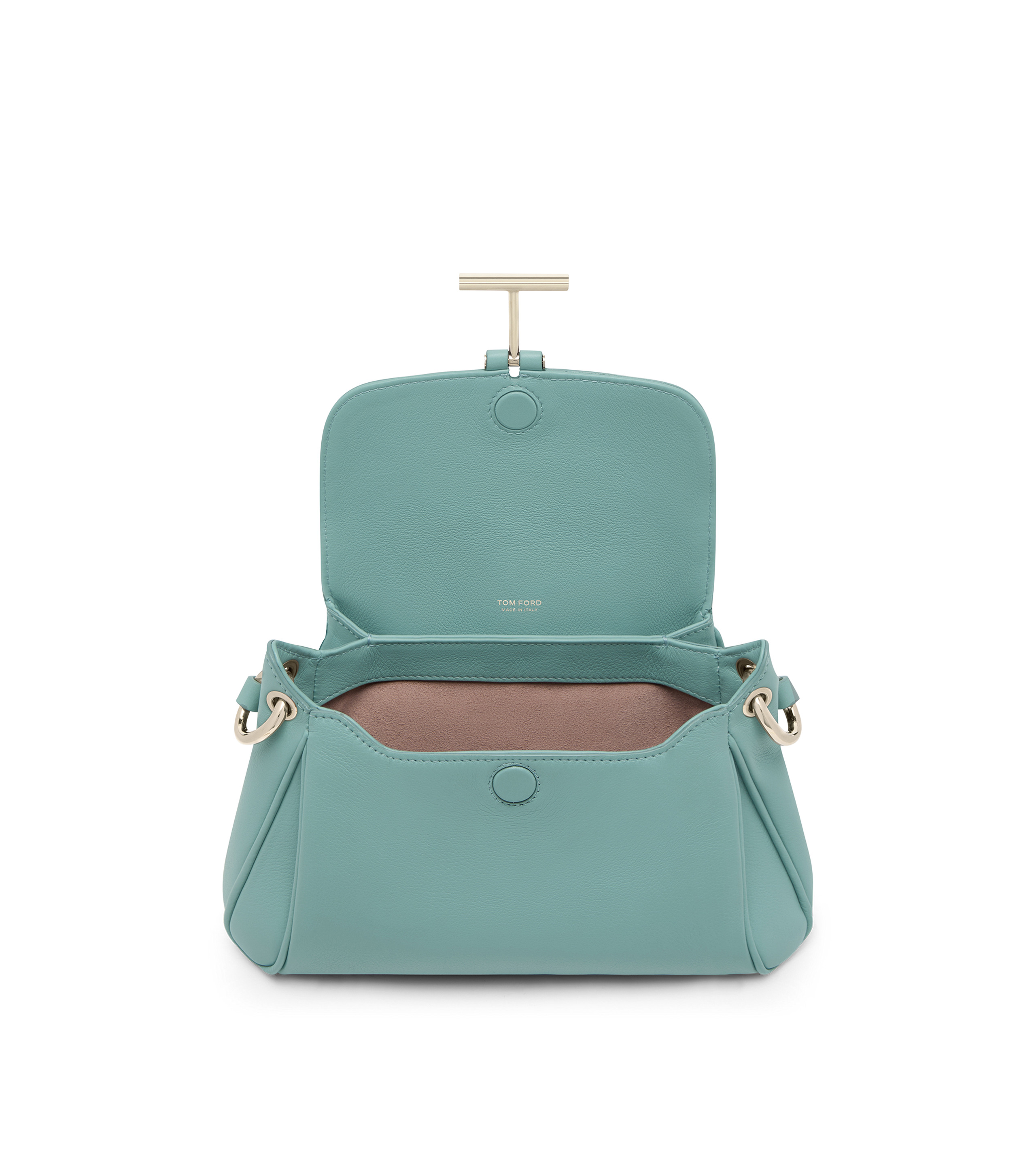 NATURAL GRAIN LEATHER TARA SMALL SHOULDER BAG - 4