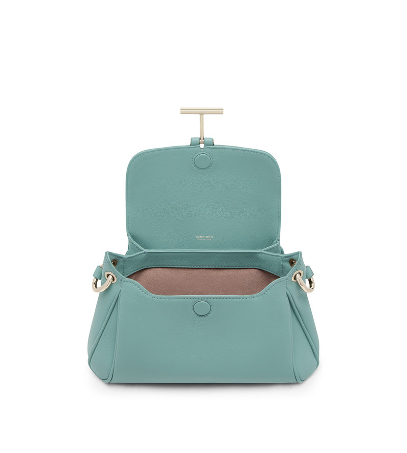 NATURAL GRAIN LEATHER TARA SMALL SHOULDER BAG 4