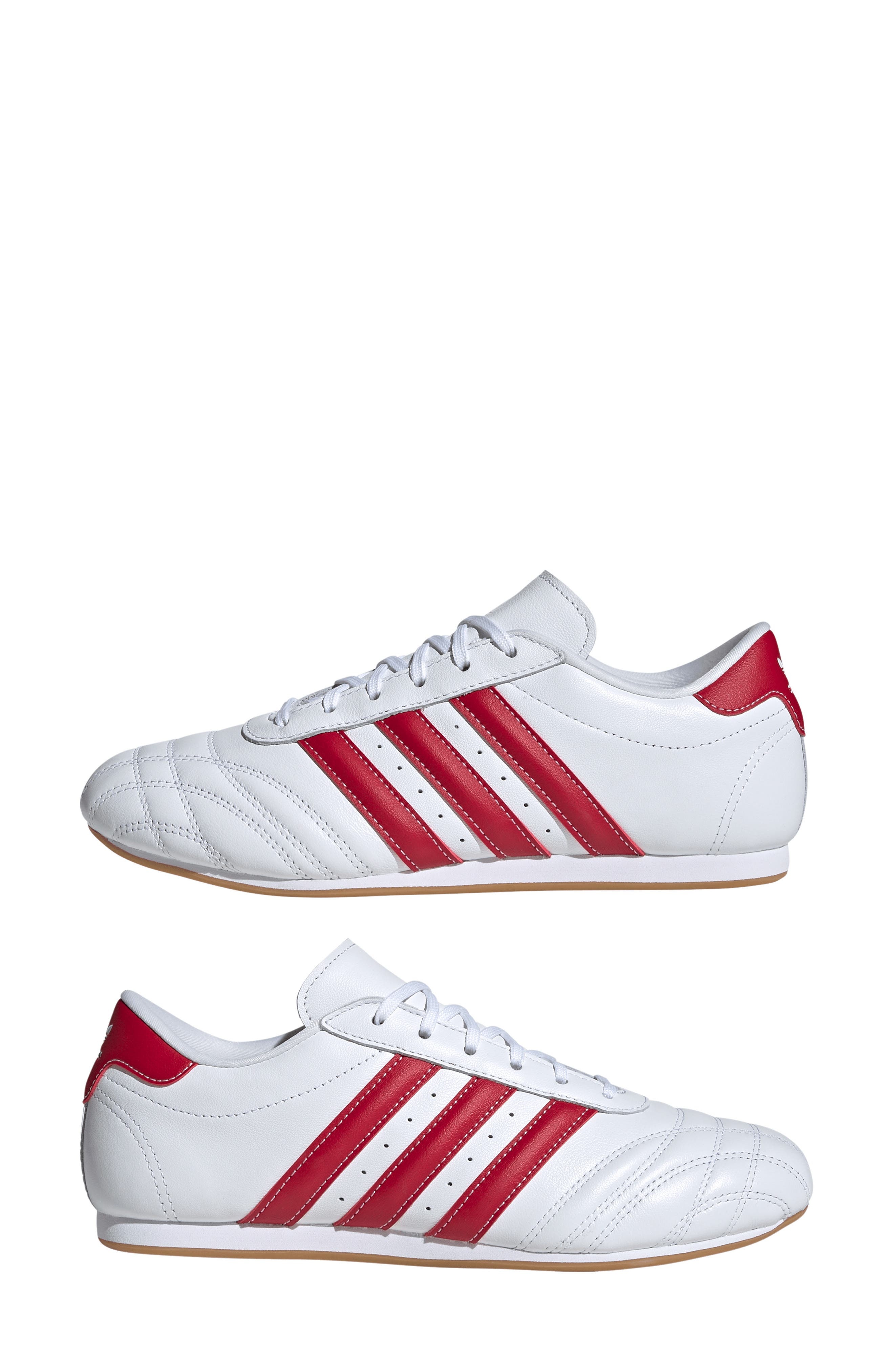 adidas Taekwondo Sneaker in White/Team Victory Red/Gum at Nordstrom - 7