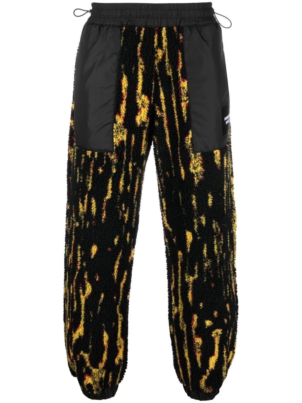 printed drawtring track pants - 1