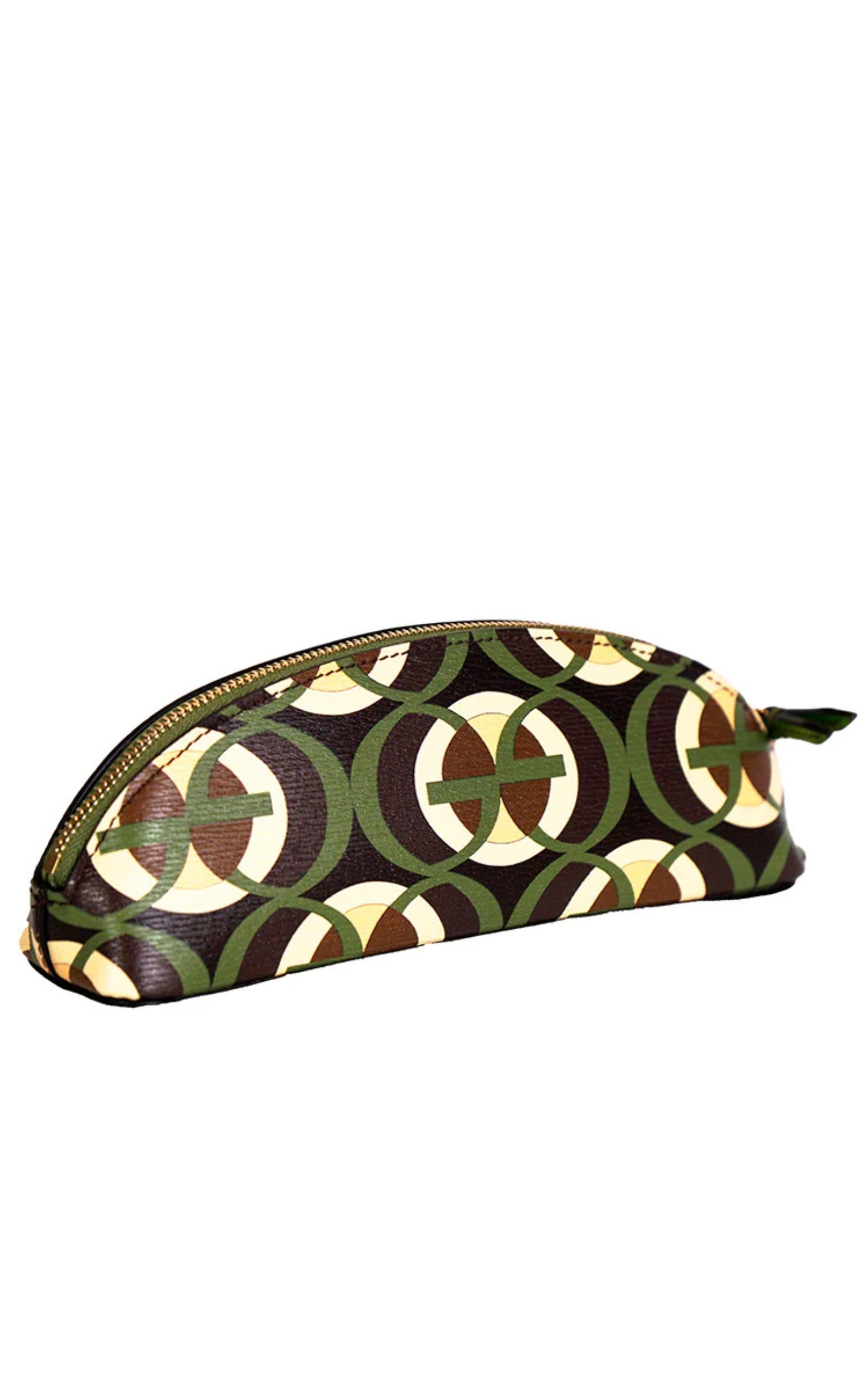 Calfskin GG Cascade Pencil Case Bag - 3