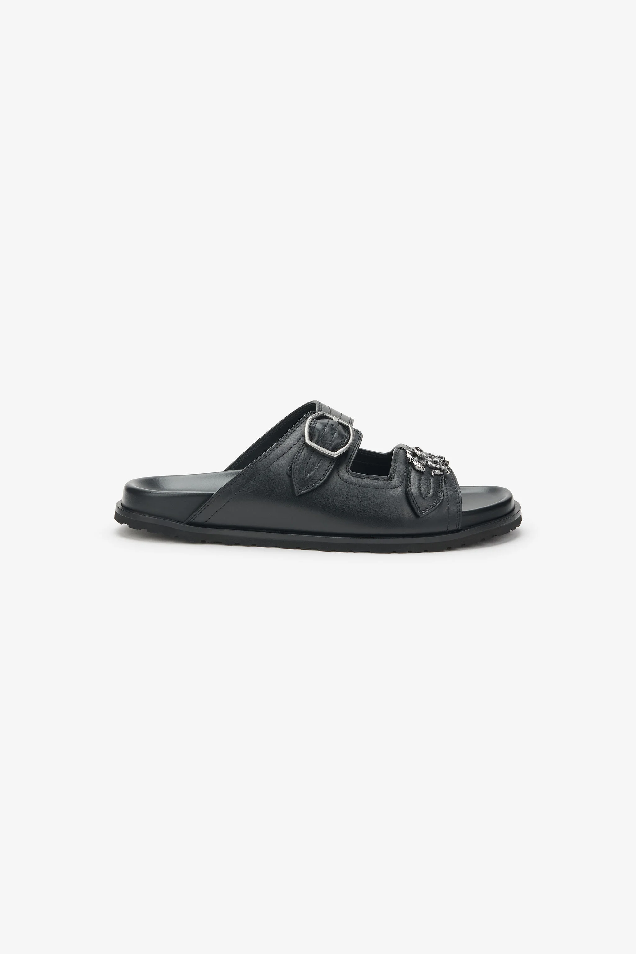 Sandal in Leather with Buckle - 1