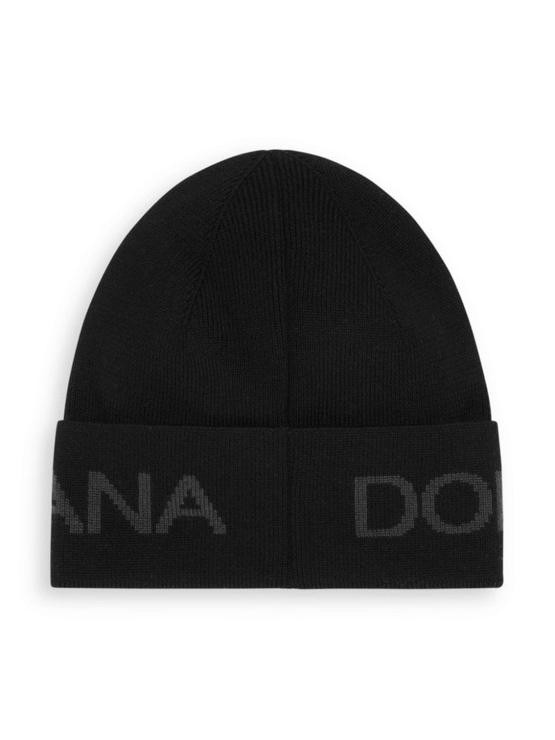 Dolce & Gabbana logo-intarsia beanie outlook