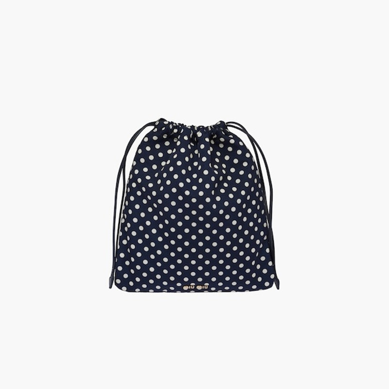 Printed faille pouch 3