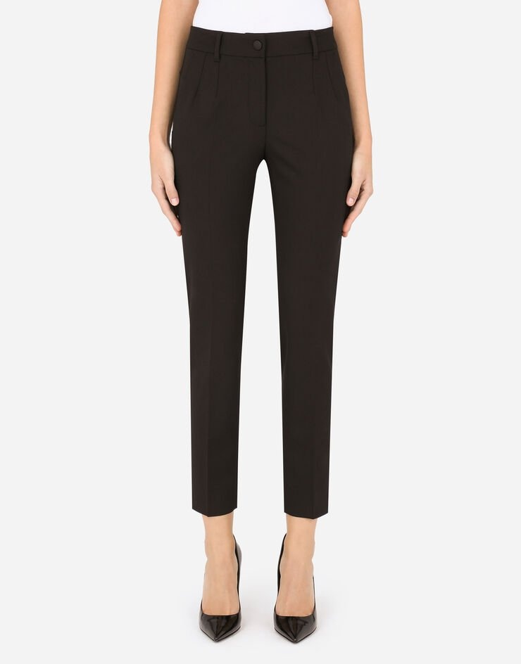 Stretch wool pants - 1