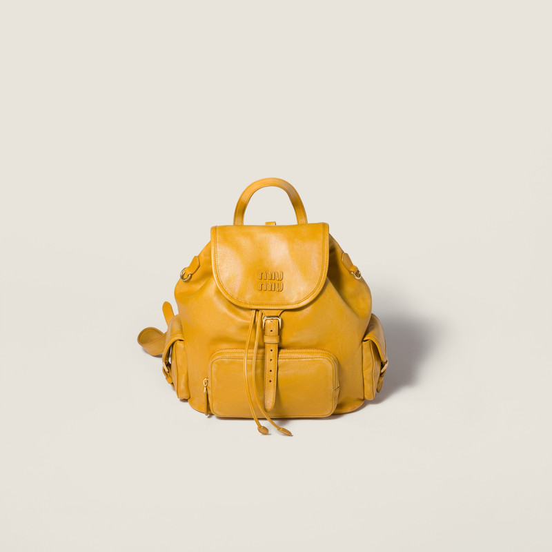 Leather backpack 1