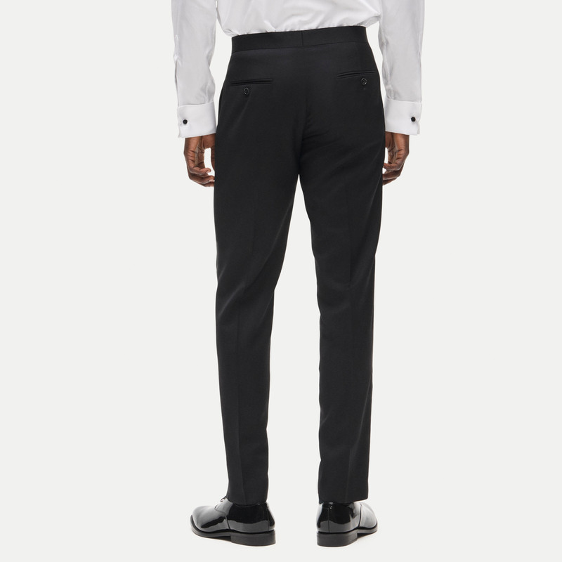 Ludlow Slim-fit tuxedo pant in Italian wool 5