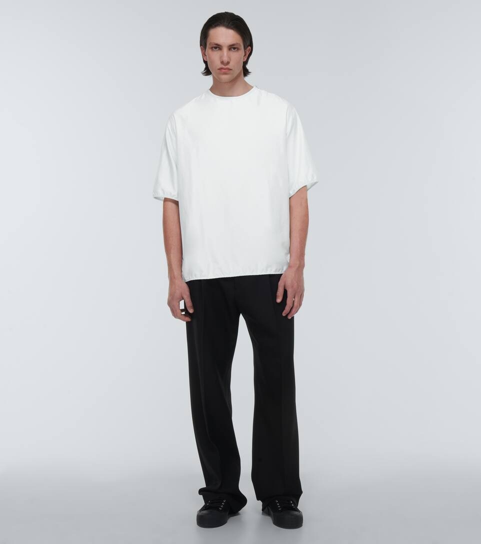 Blouson silk blend T-shirt - 2