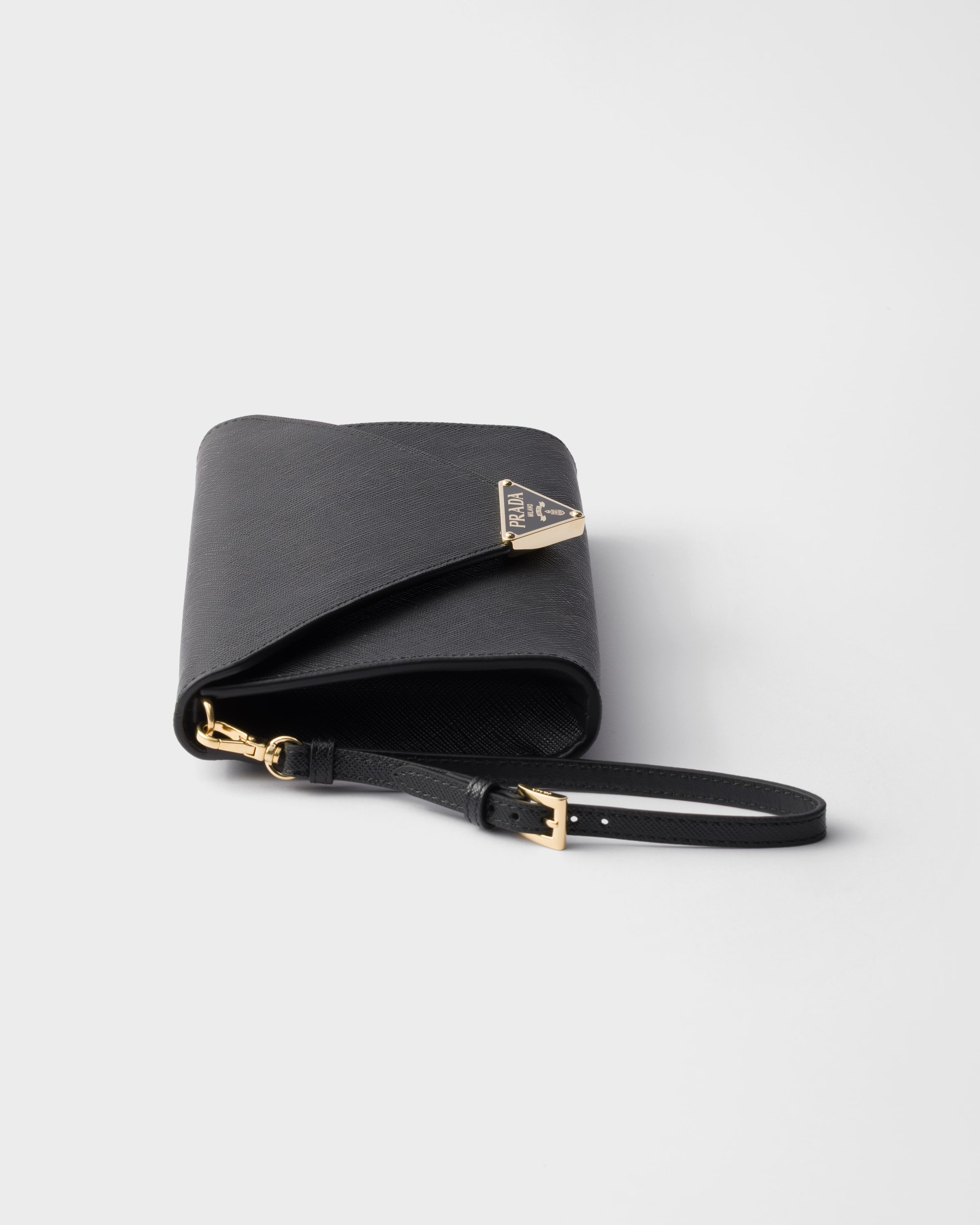 Saffiano leather envelope clutch - 5