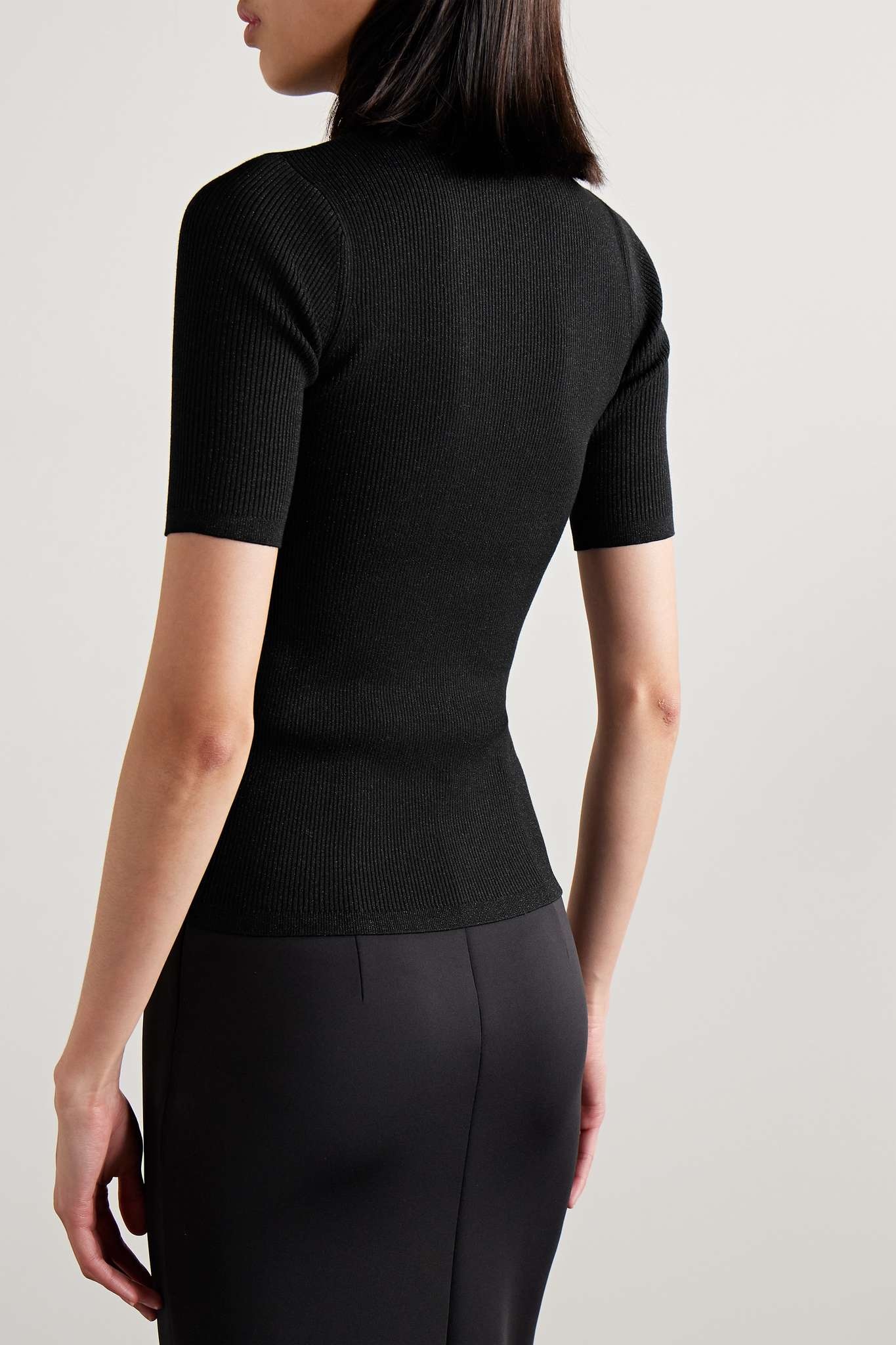 Max Mara Black Ciriaco Turtleneck