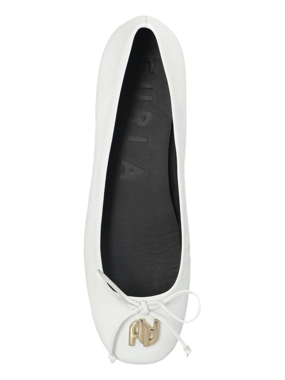 logo-plaque ballet flats - 6