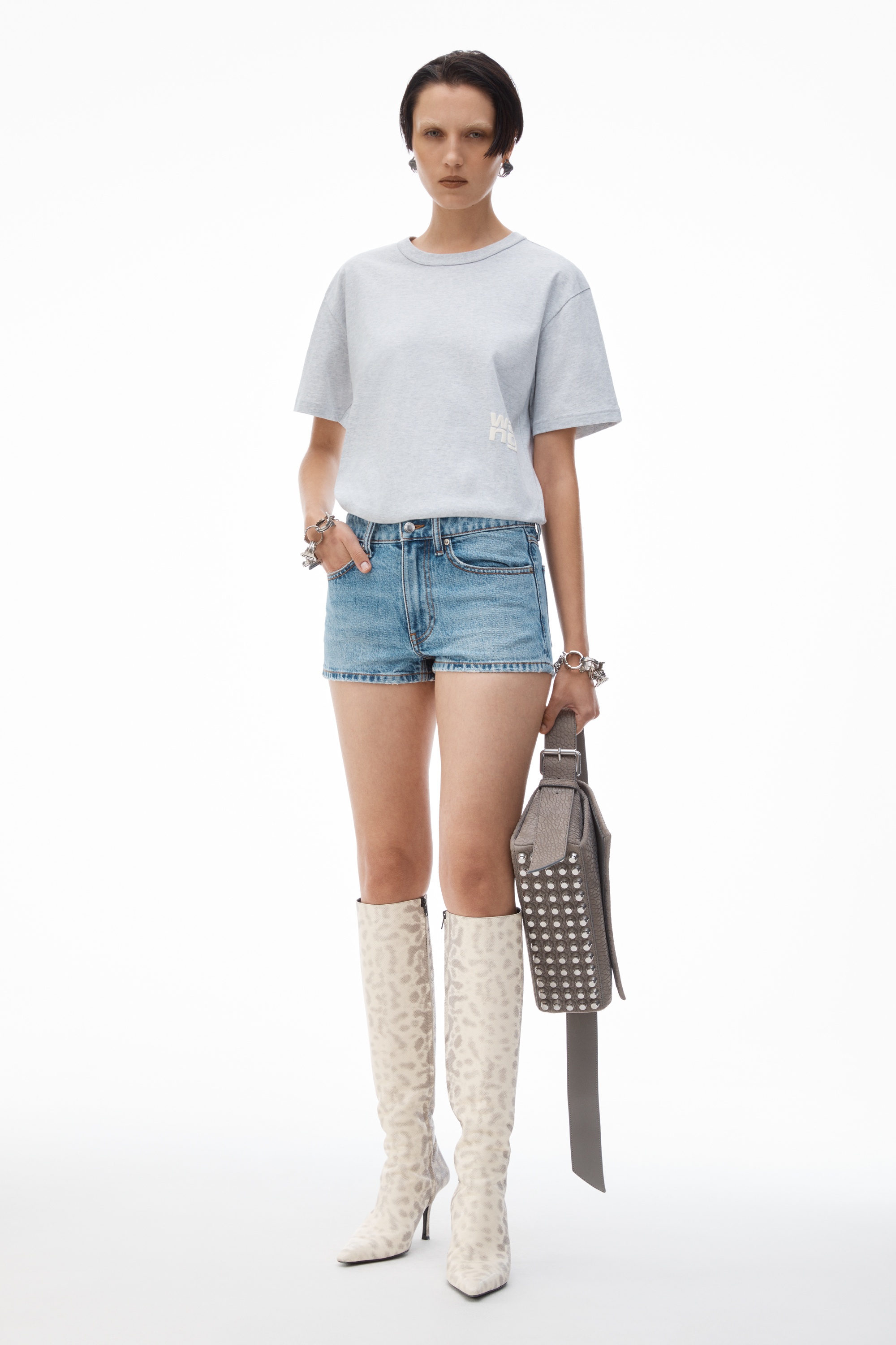 puff logo tee in cotton jersey - 6