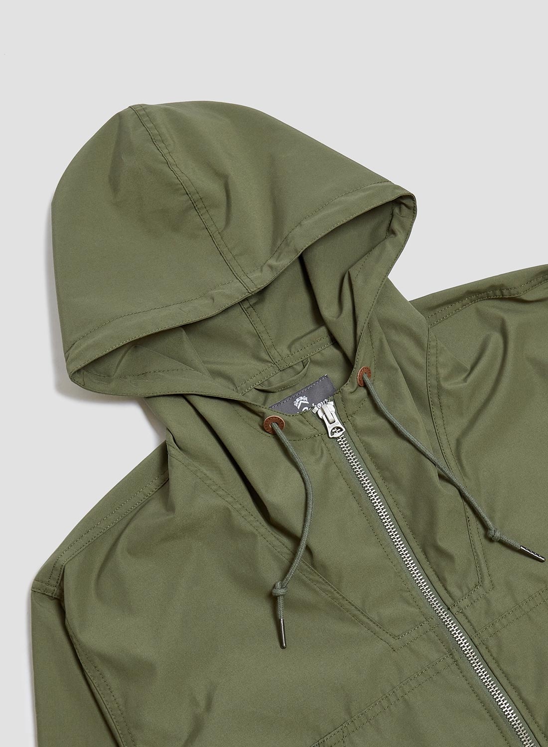 Zip Smock in Army - 5