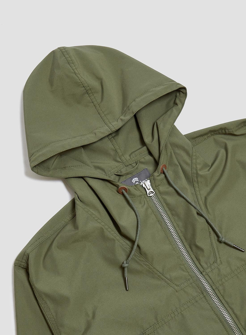 Zip Smock in Army 5