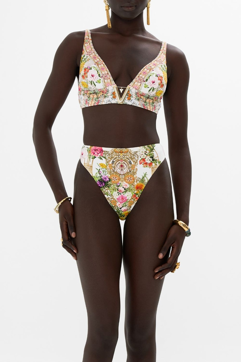 V NECK HARDWARE BRA 5