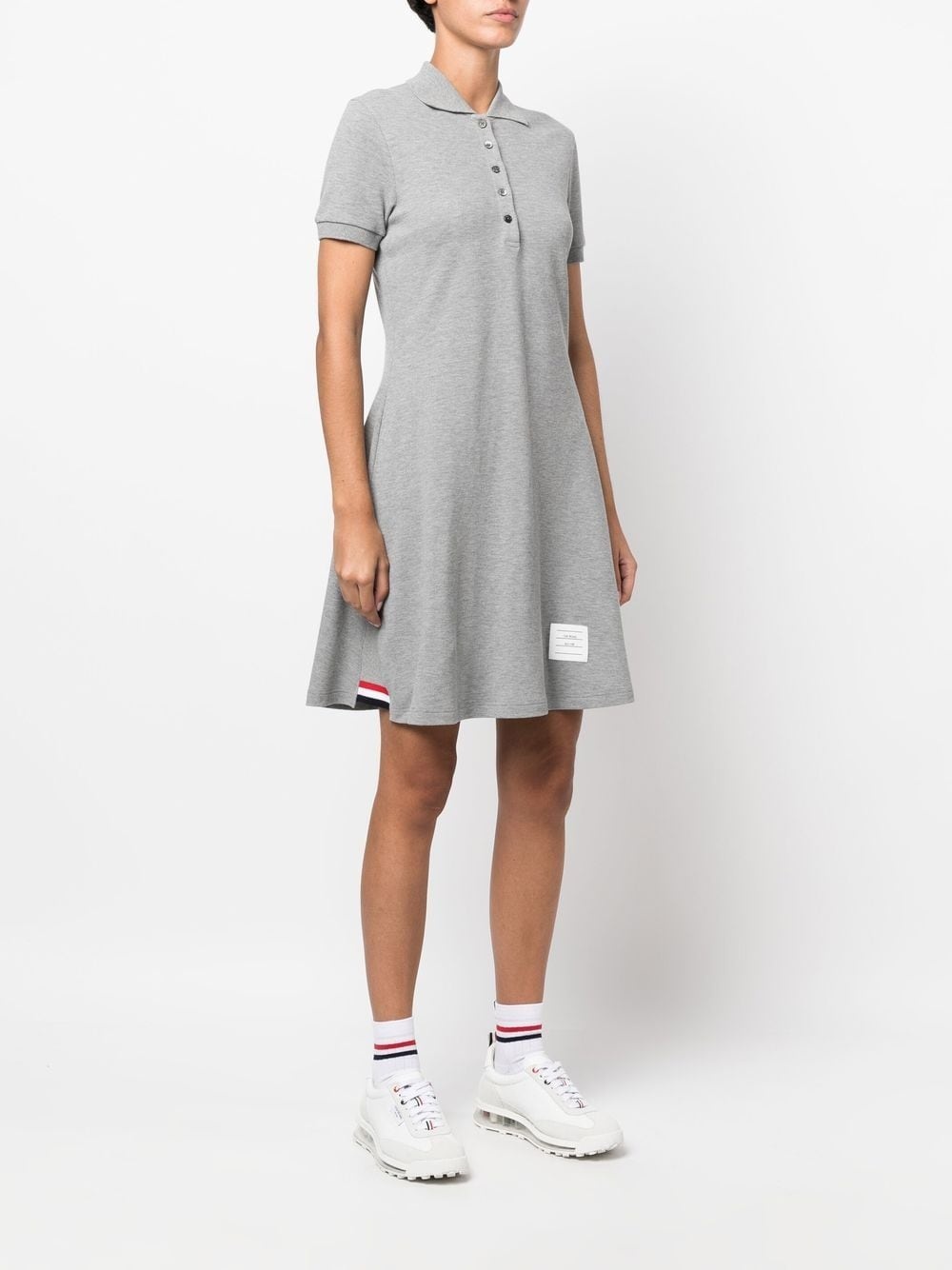 pique flared tennis dress - 3