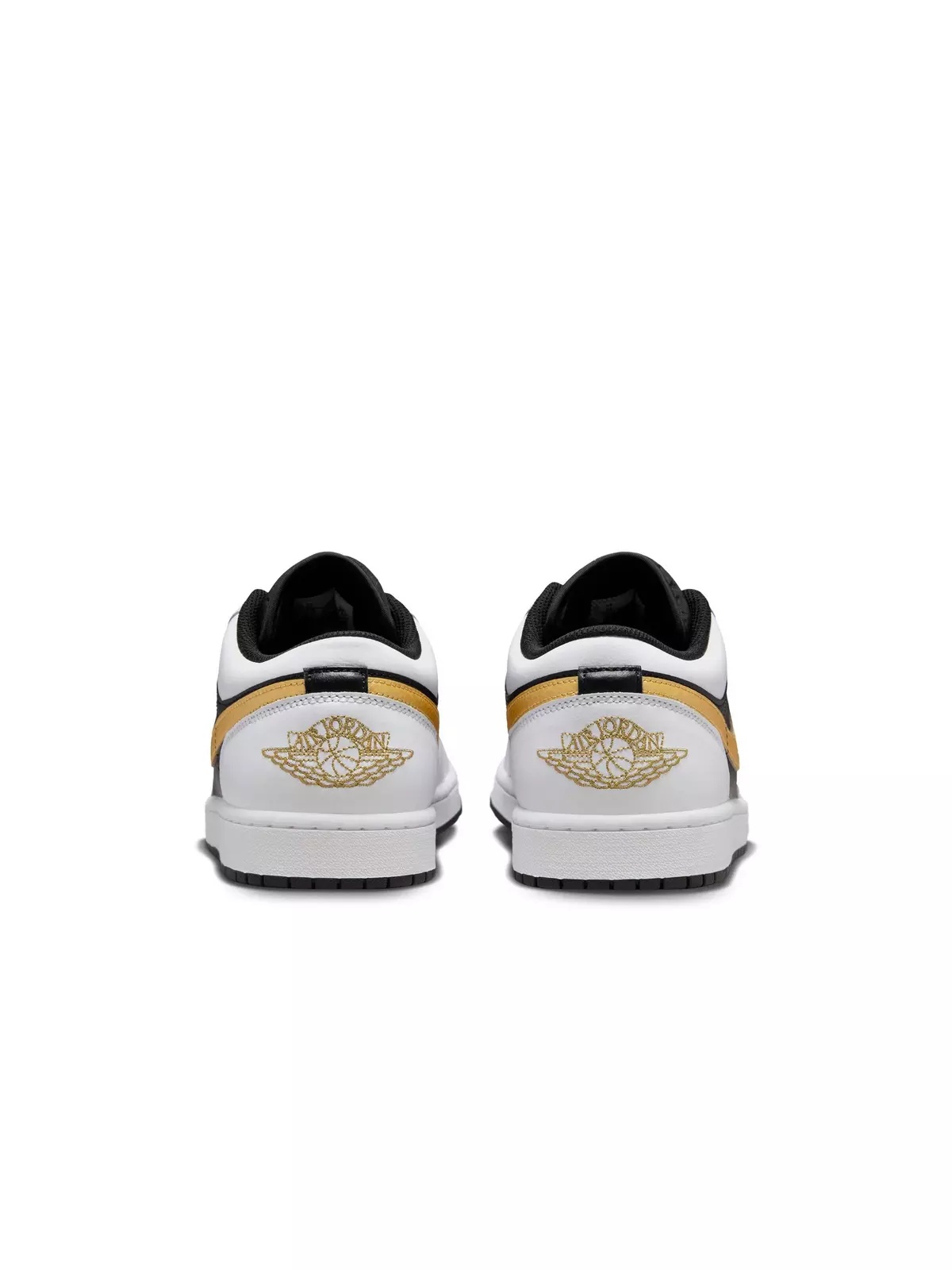 1 Low "White/Metallic Gold/Black" Men's Shoe - 7