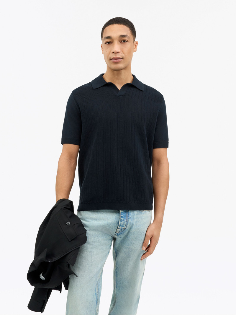Eoin P Rib-Knit Polo 2