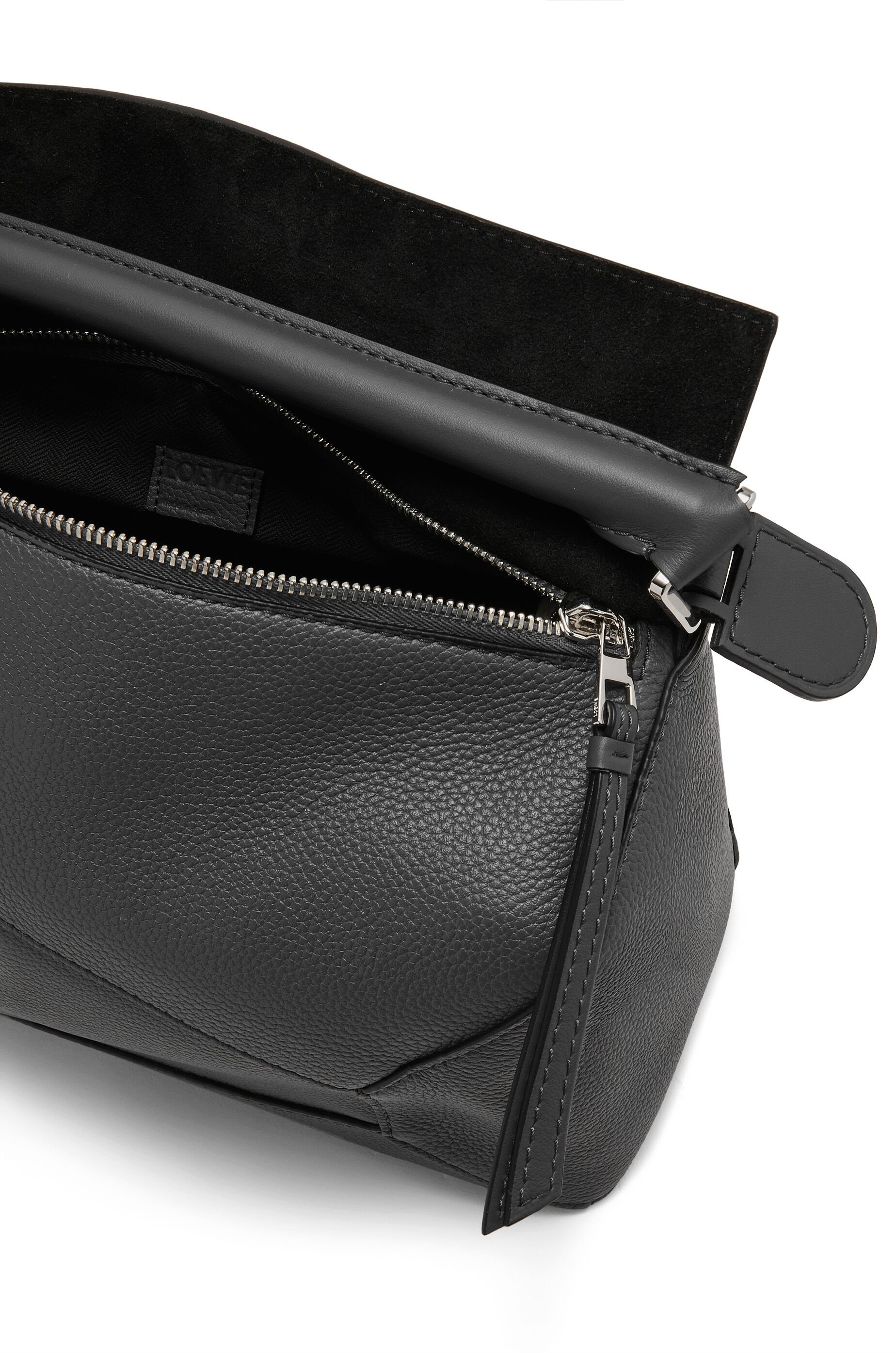 Large Puzzle bag in grained calfskin - 6