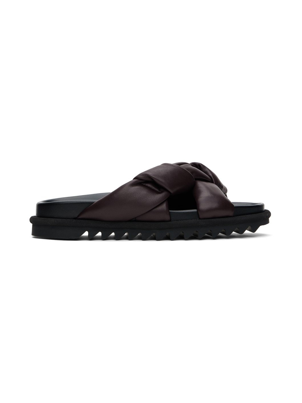 Brown Padded Sandals - 1