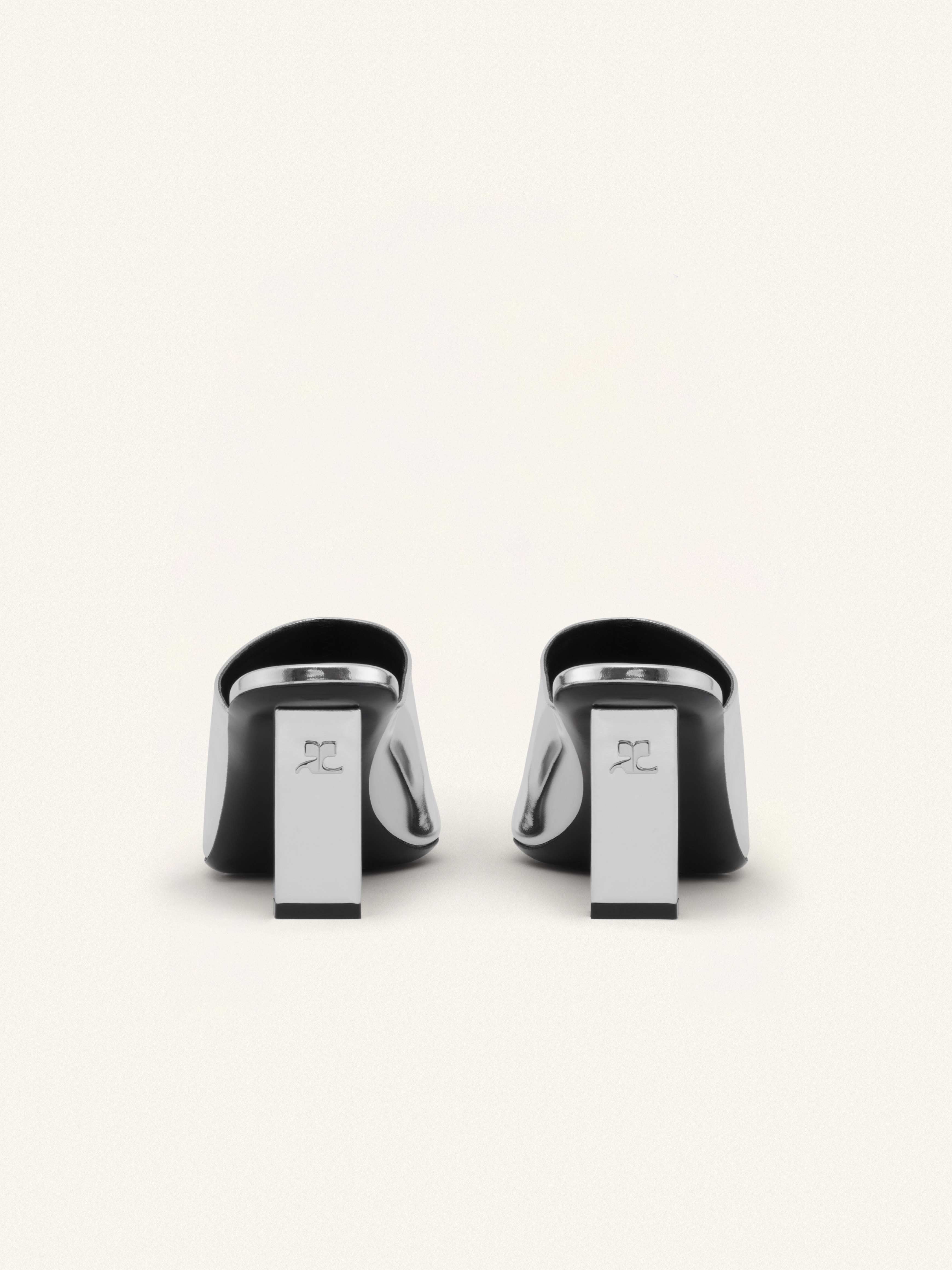 SLEEK MIRROR MULES - 4