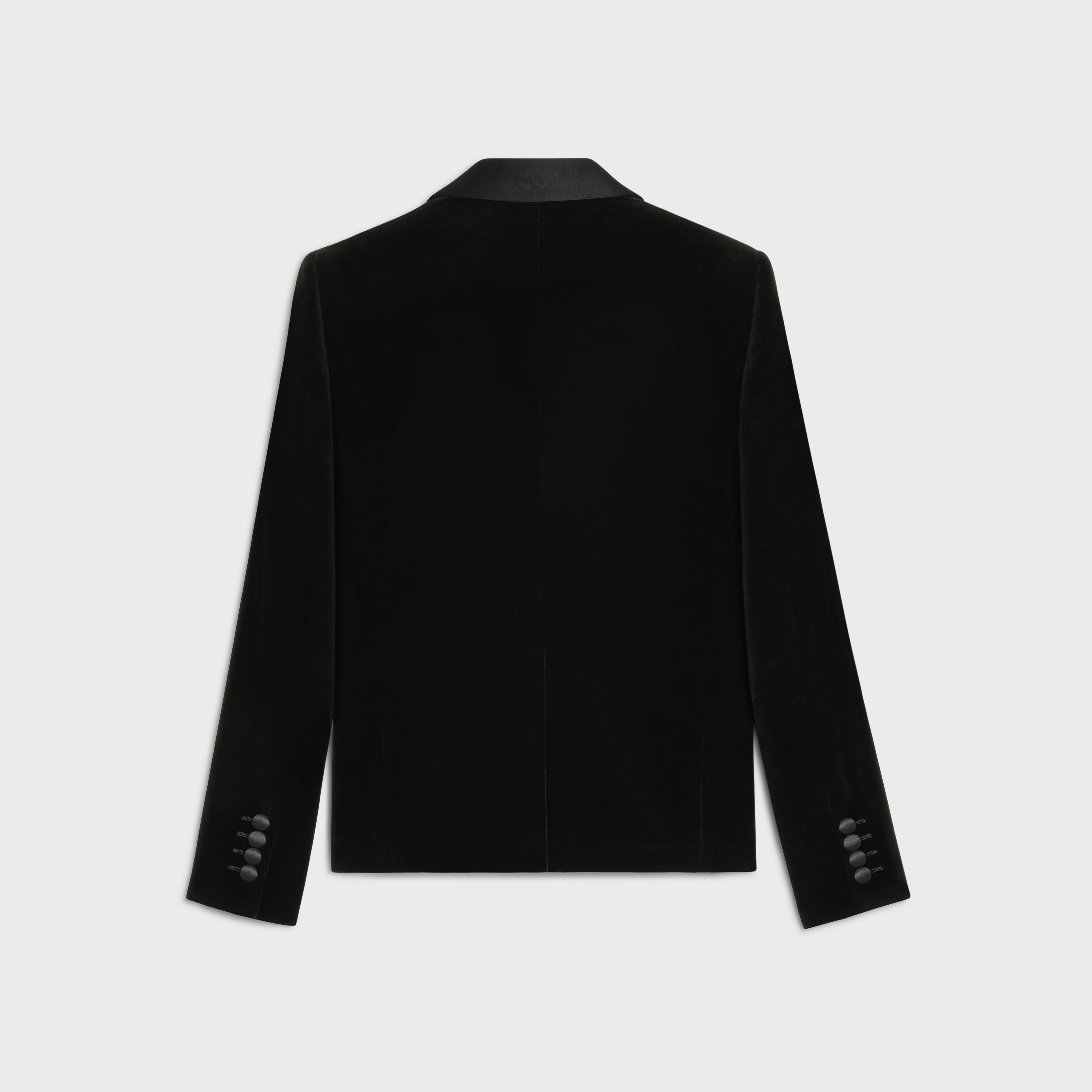 クラシック♪▼Short Tux Jacket▼CELINE CELINE short tux jacket in cotton velvet | REVERSIBLE