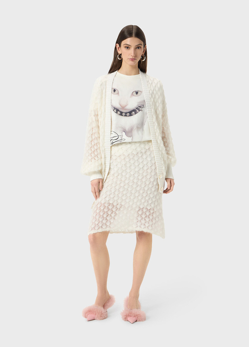 JERSEY T-SHIRT WITH KITTEN PRINT AND LOGO 5