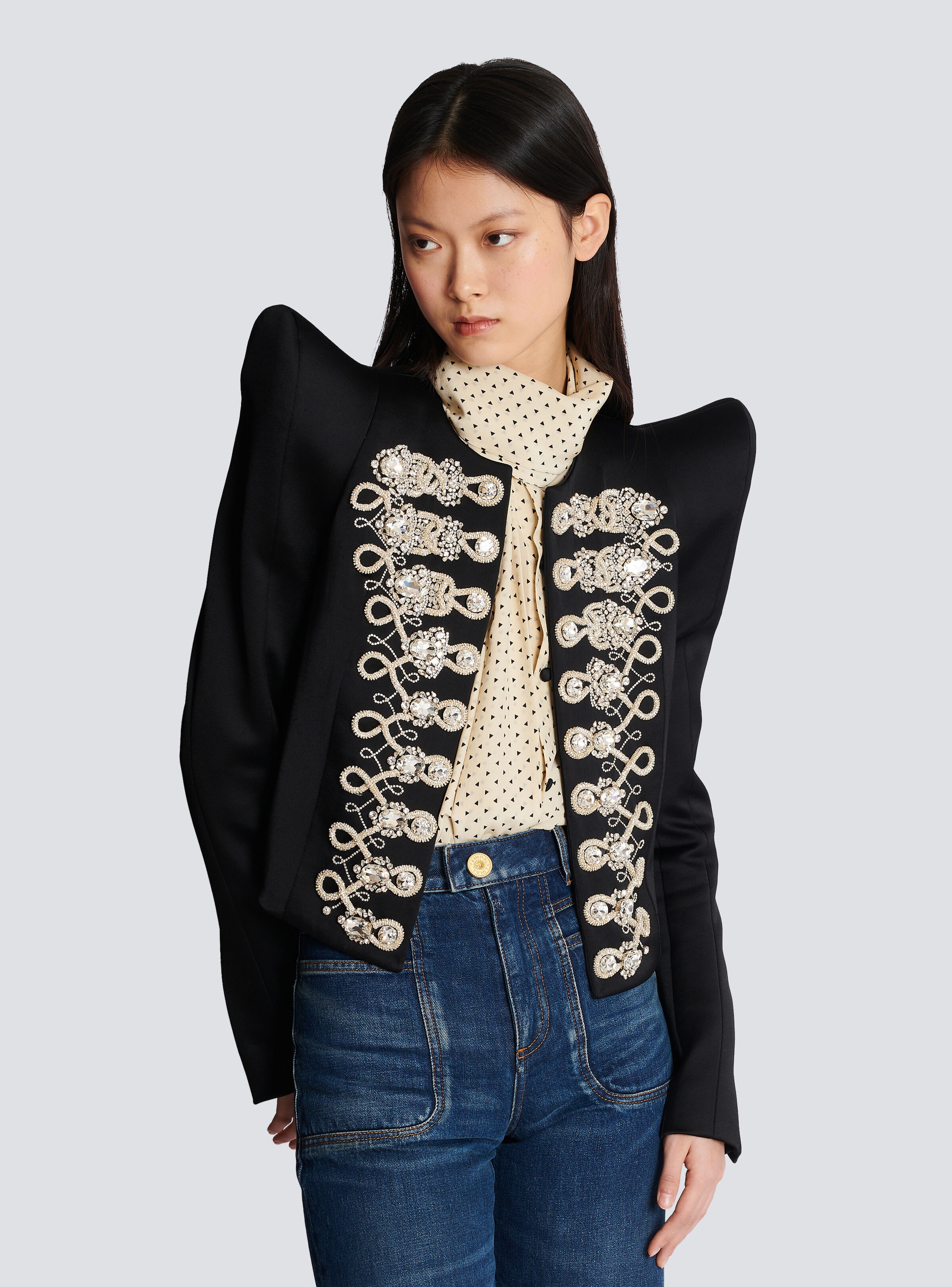 Brandenburg structured jacket with embroidery - 6