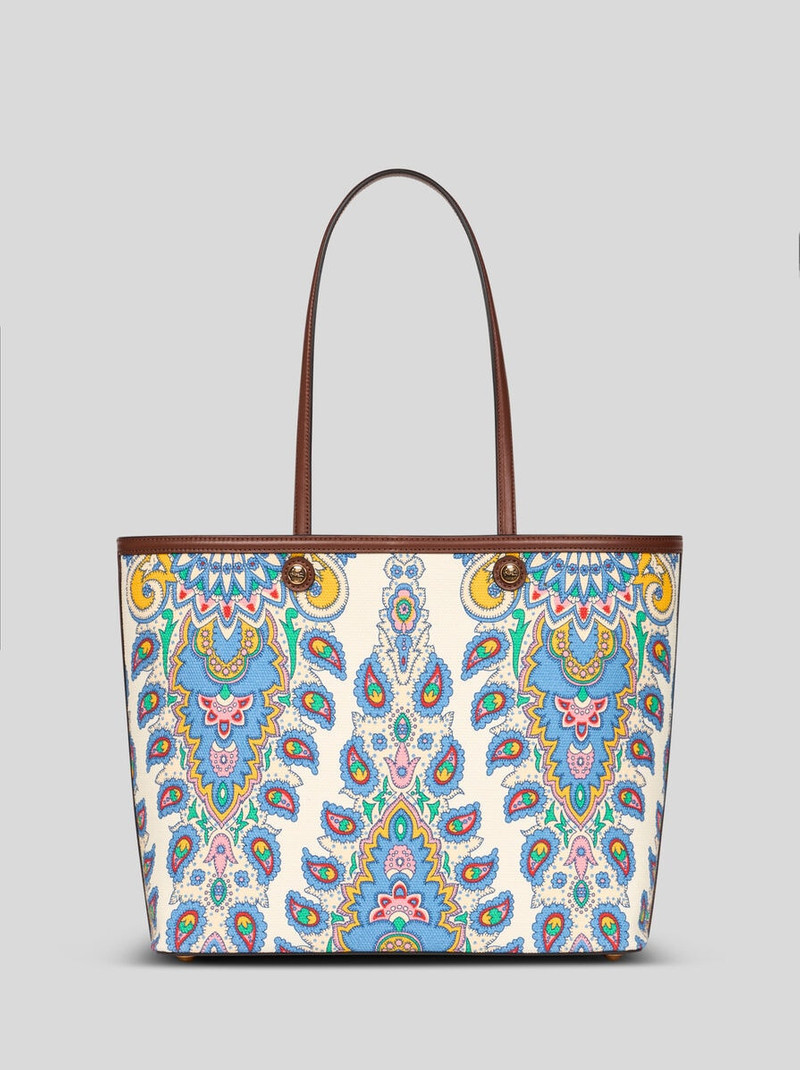 ETRO ESSENTIAL MEDIUM PRINTED CANVAS BAG 3