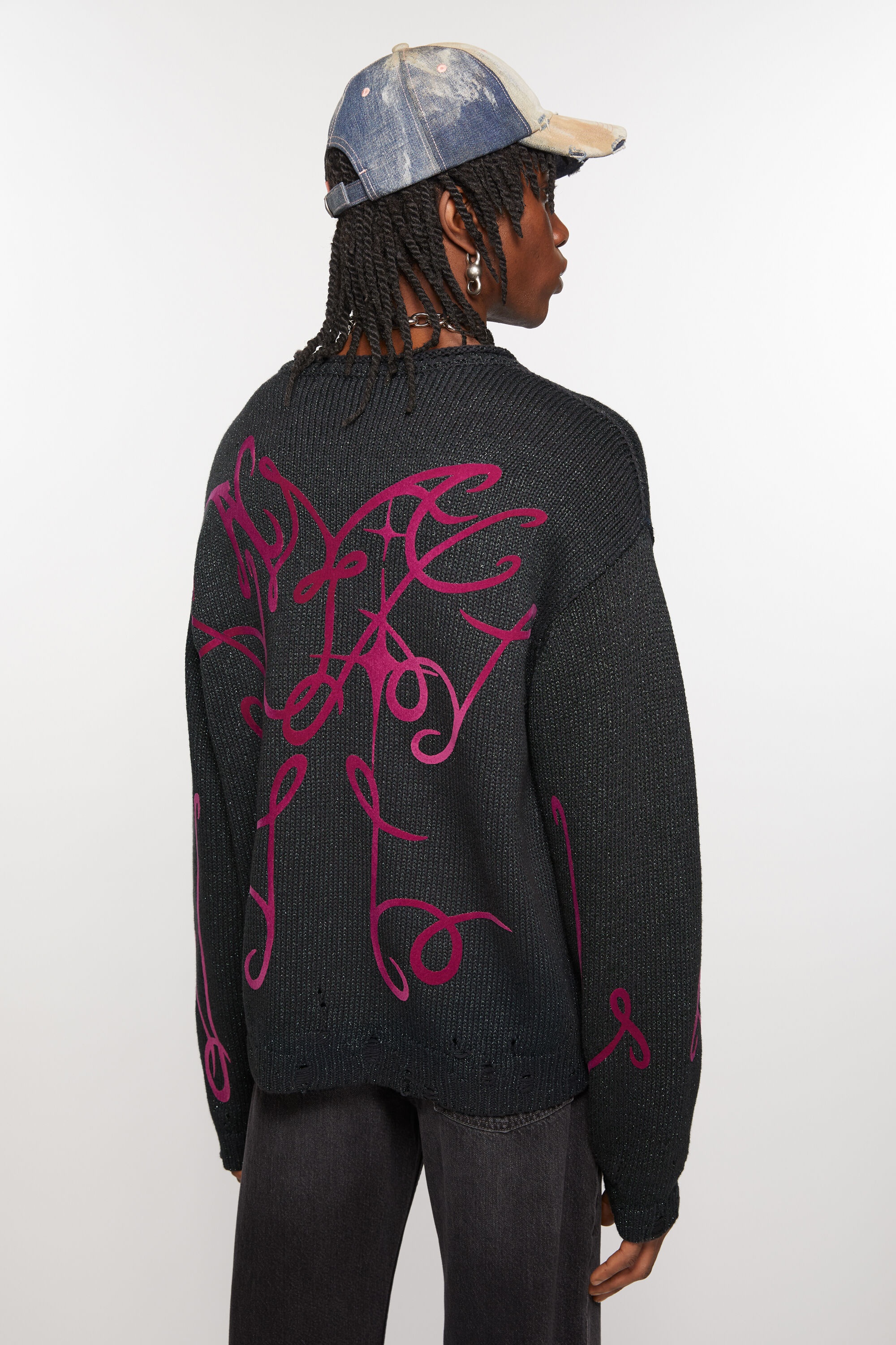 Printed jumper - Grey/multi - 3
