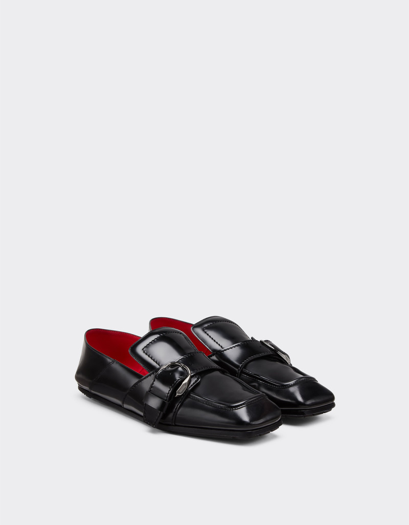 Brushed leather loafers 3