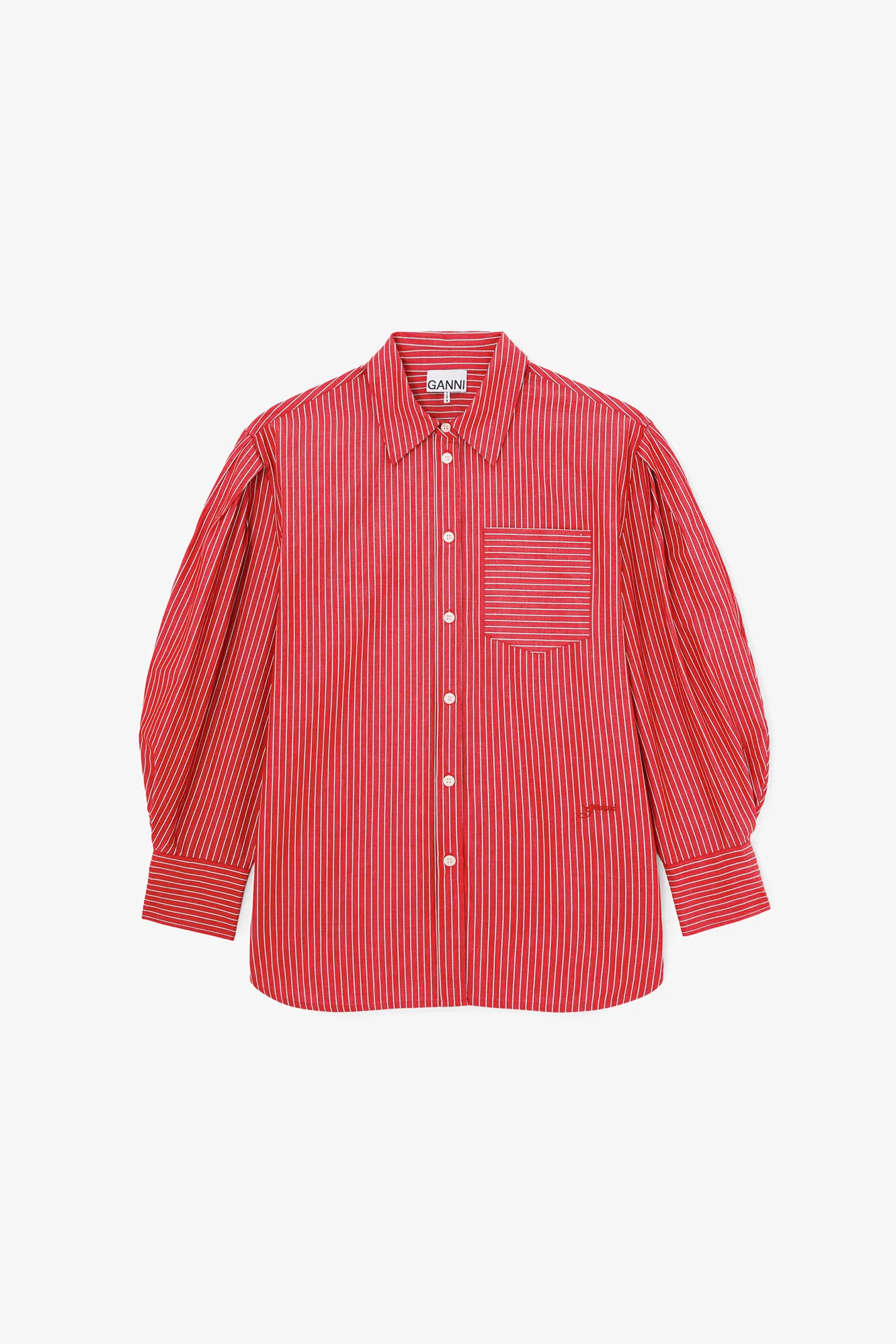 SHIRT IN STRIPED COTTON - 1