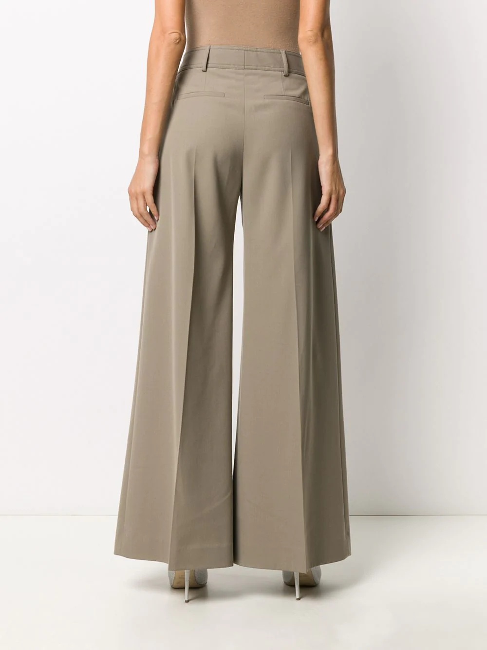 high-rise wide leg trousers - 4